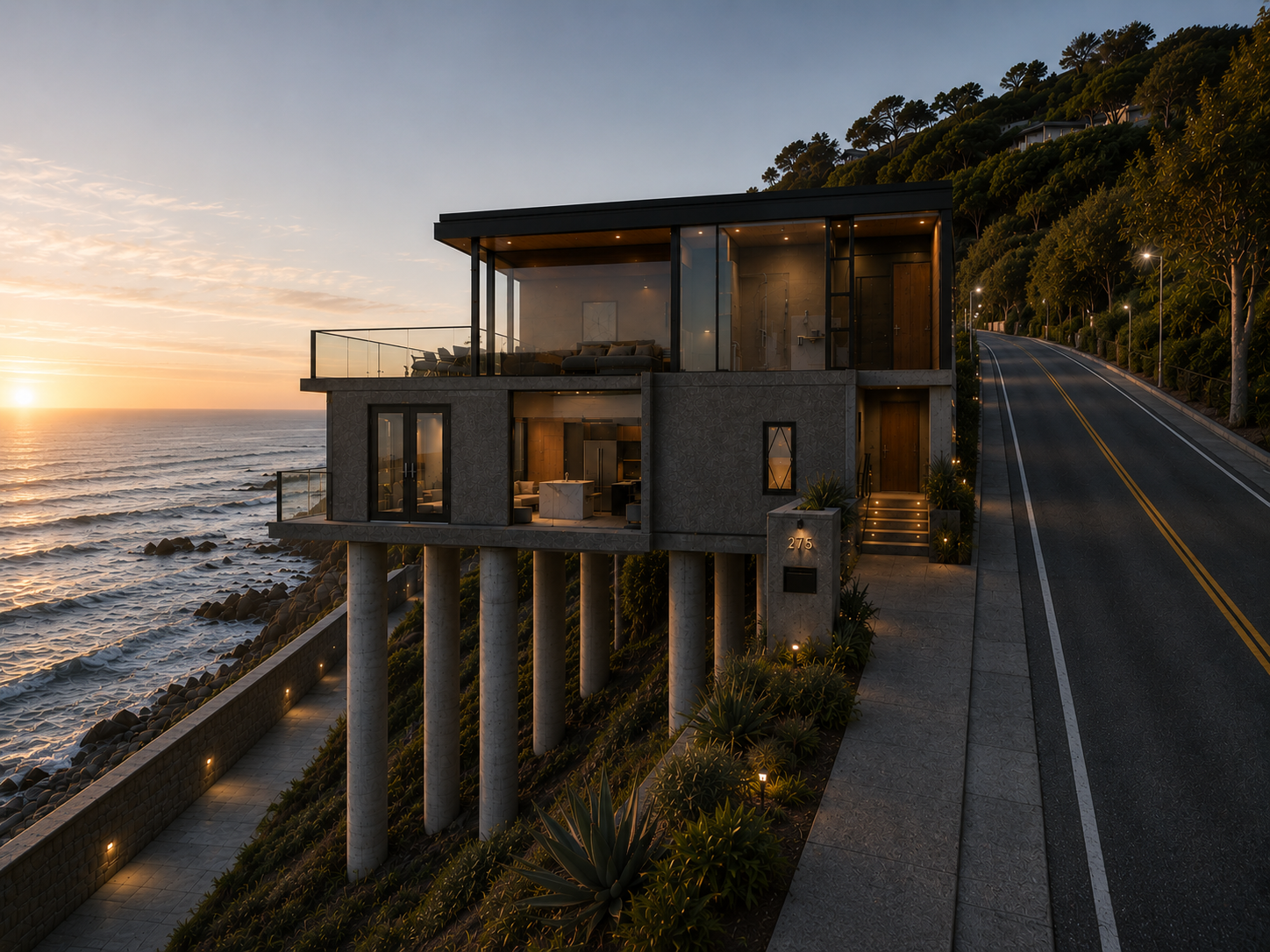 26 PCH Fire Rebuild — Coastal Foundation