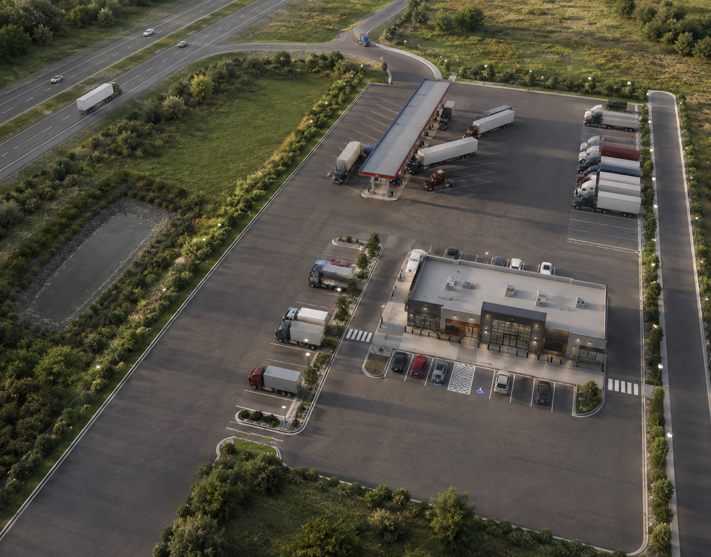 Gustine Truck Stop — Commercial Site