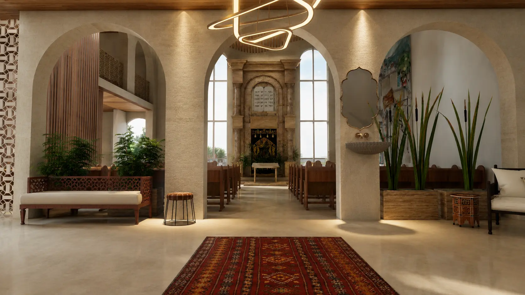 Robertson Synagogue Interior — Interior Design